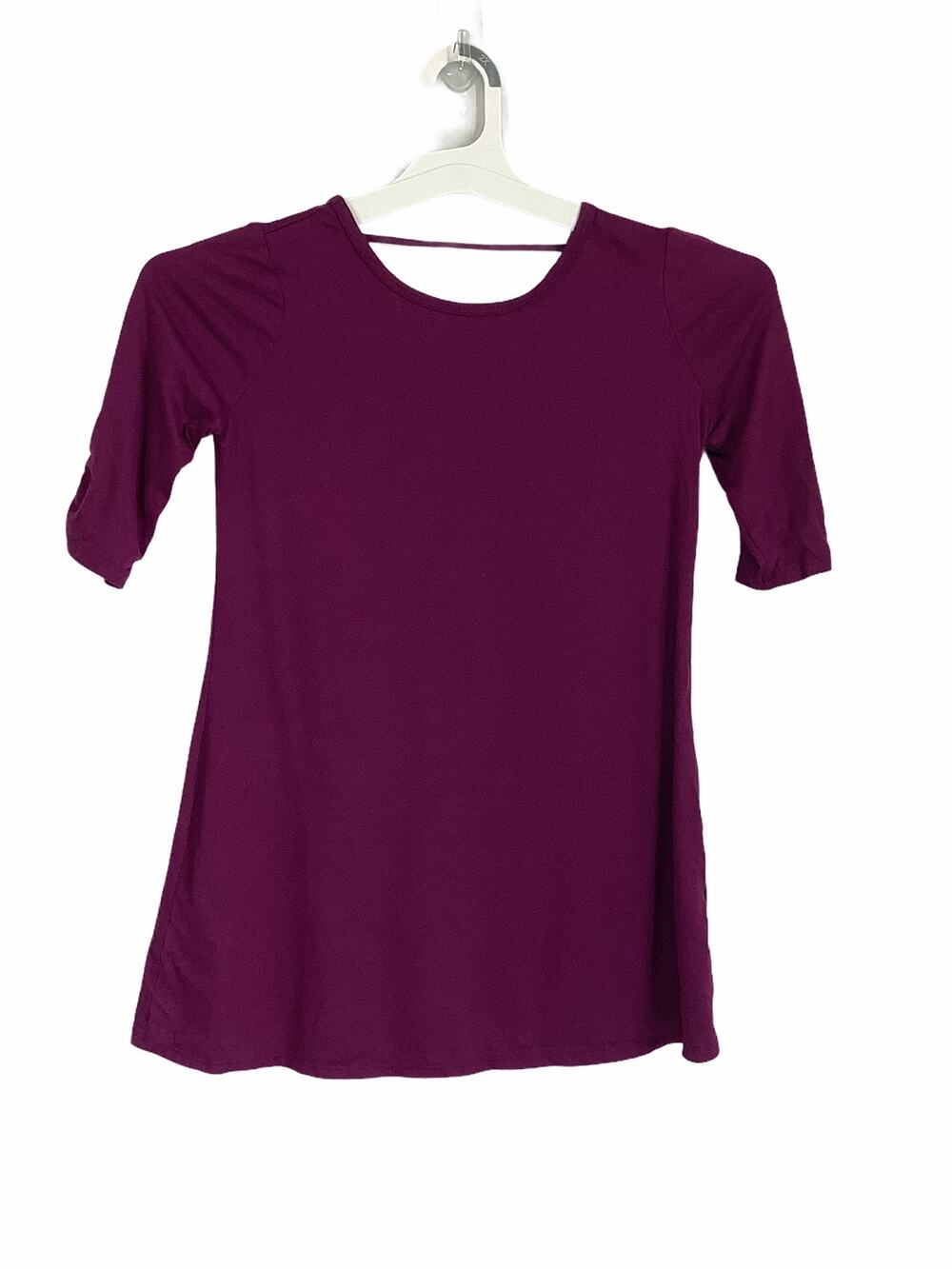 Amy Byer Girl’s Purple Strappy Blouse Large 14